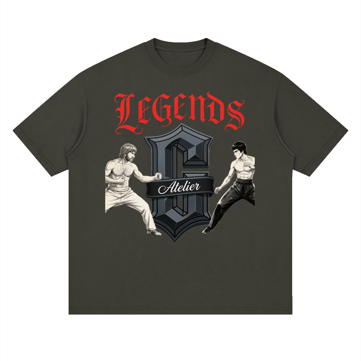 Bruce/Chuck Drop Shoulder Tee