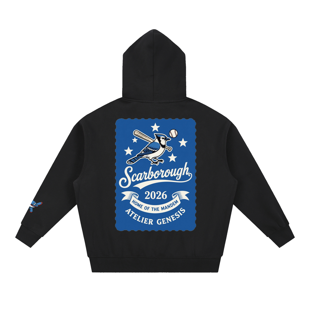 AG416 Jays Oversized Box Fit Hoodie