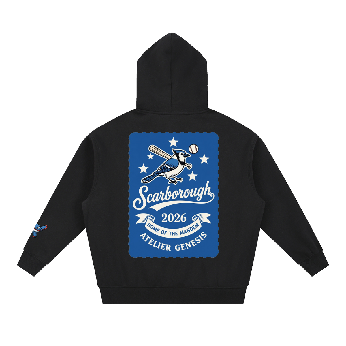 AG416 Jays Oversized Box Fit Hoodie