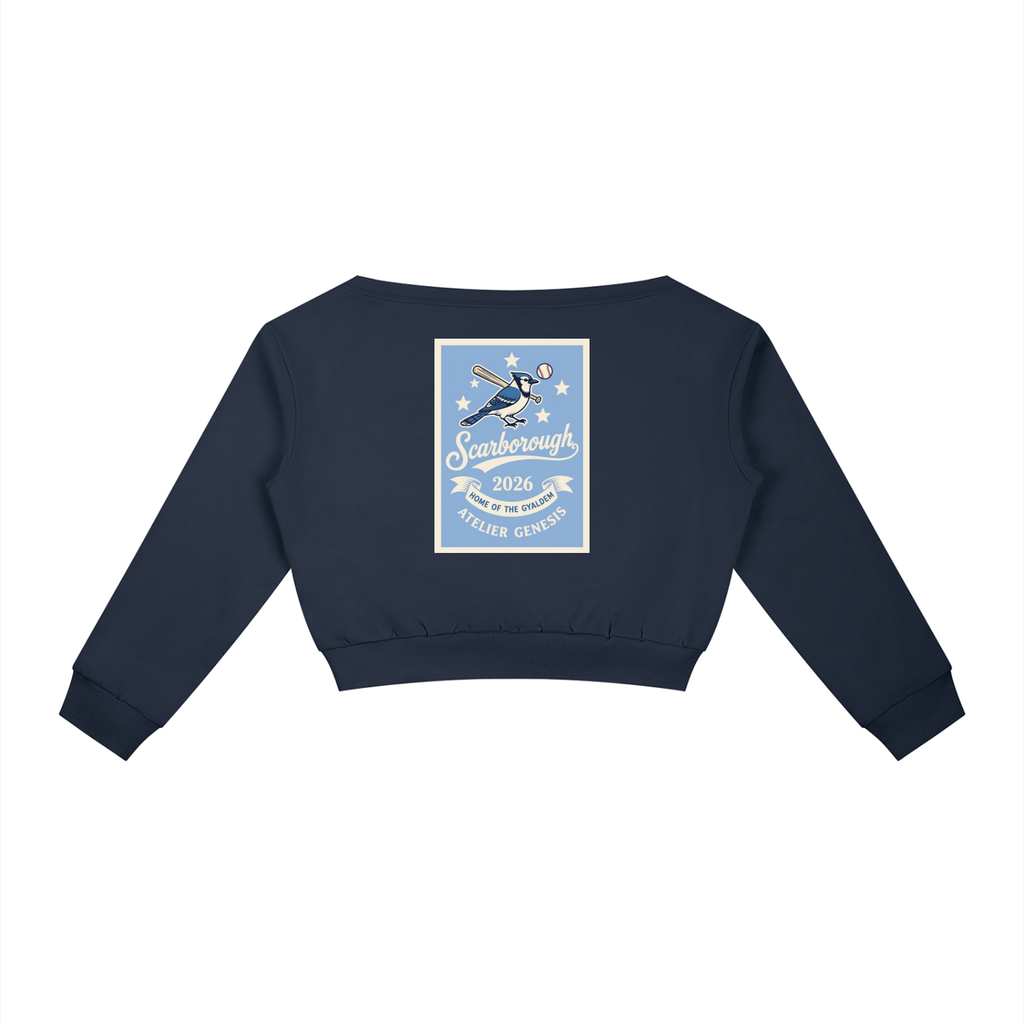 AG416 Jays Off-Shoulder Sweater