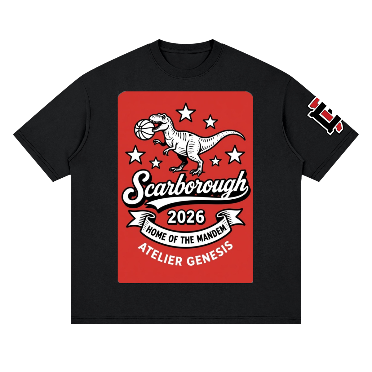 AG416 Jurassic Drop Shoulder Tee
