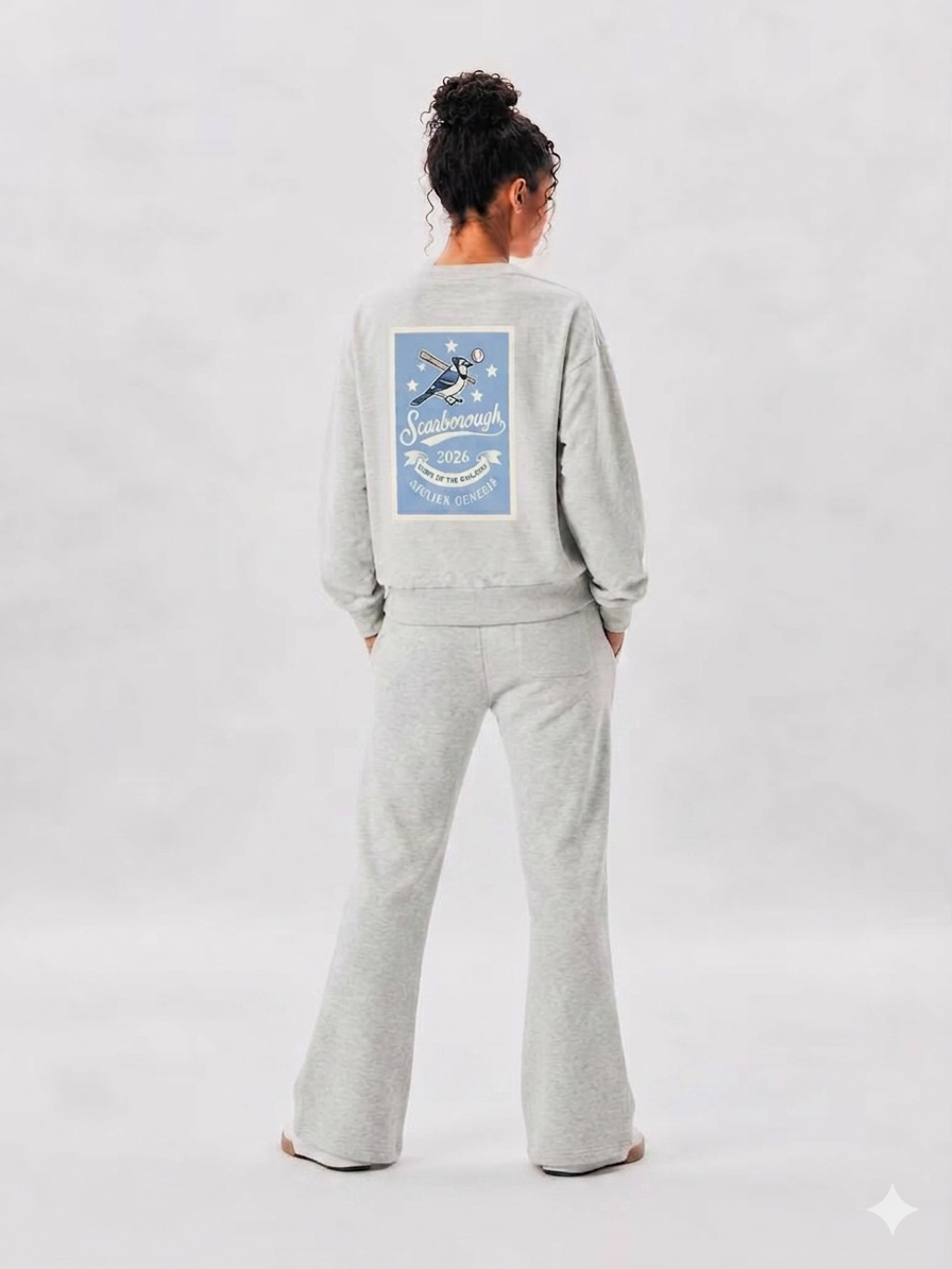 AG416 Jays Off-Shoulder Sweater