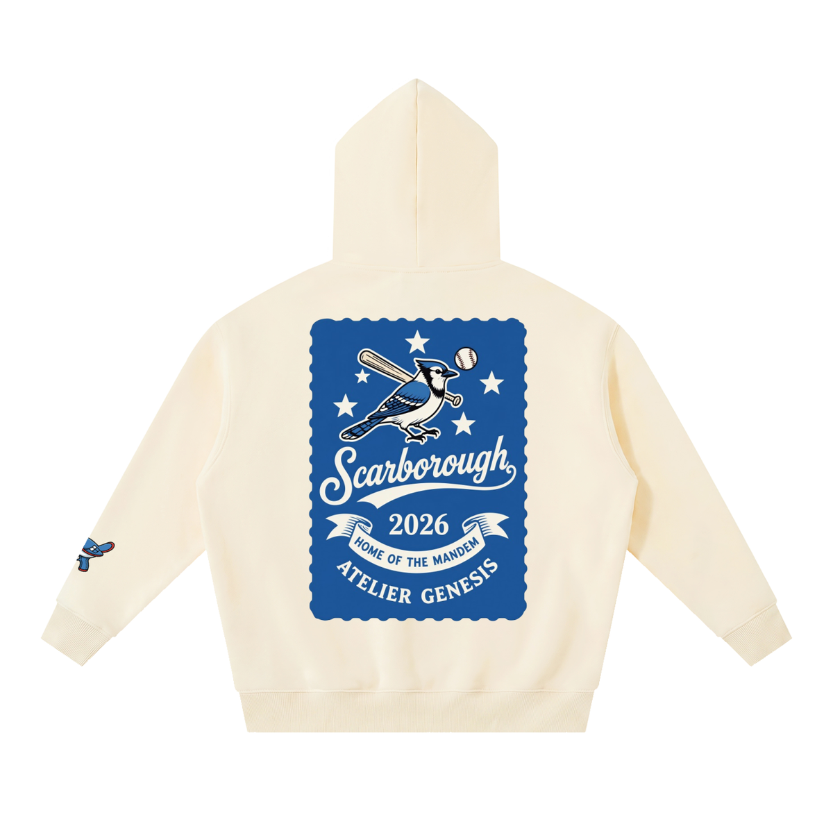 AG416 Jays Oversized Box Fit Hoodie