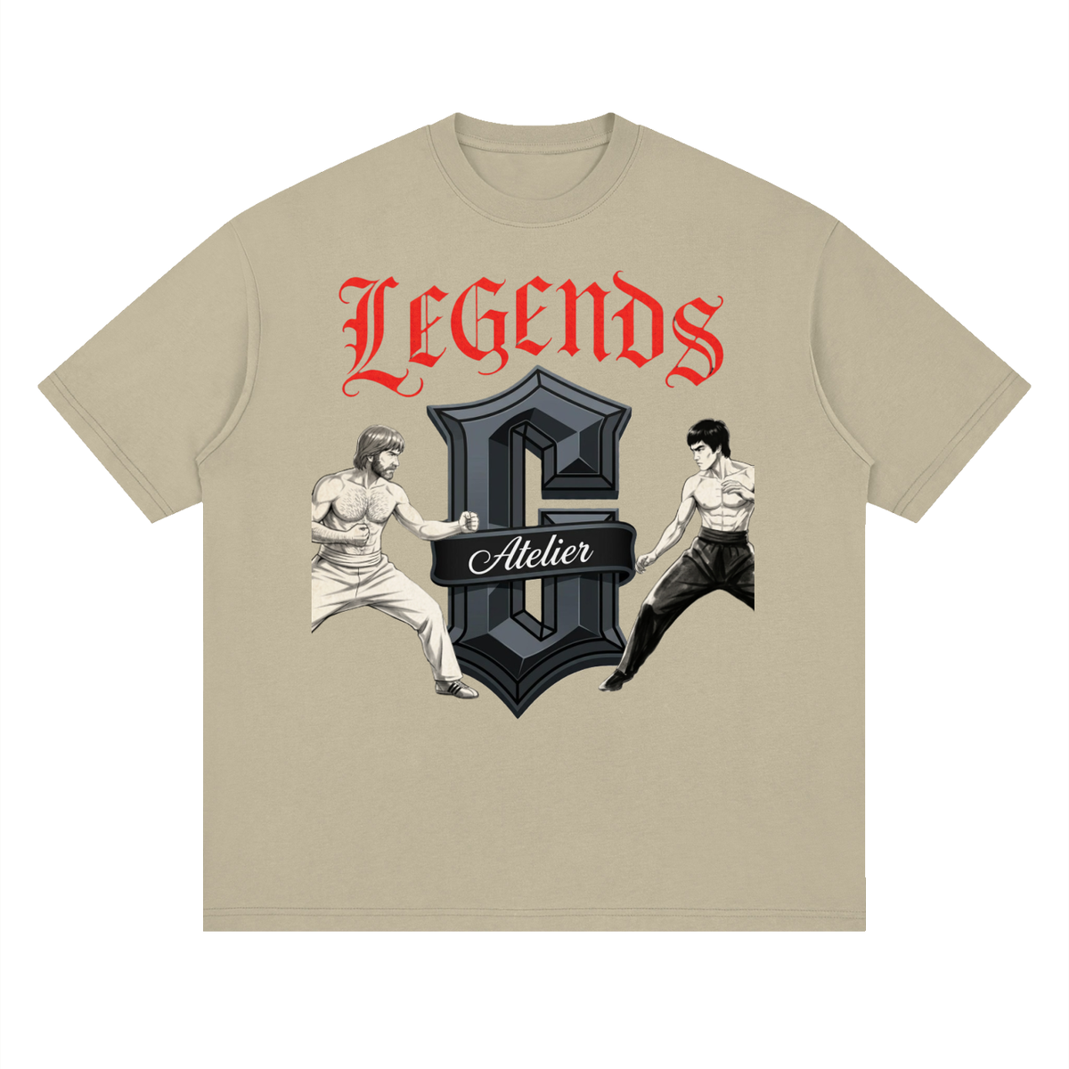 Bruce/Chuck Drop Shoulder Tee