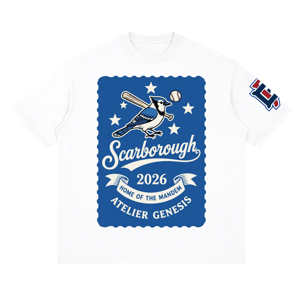 AG416 Jays Drop Shoulder Tee