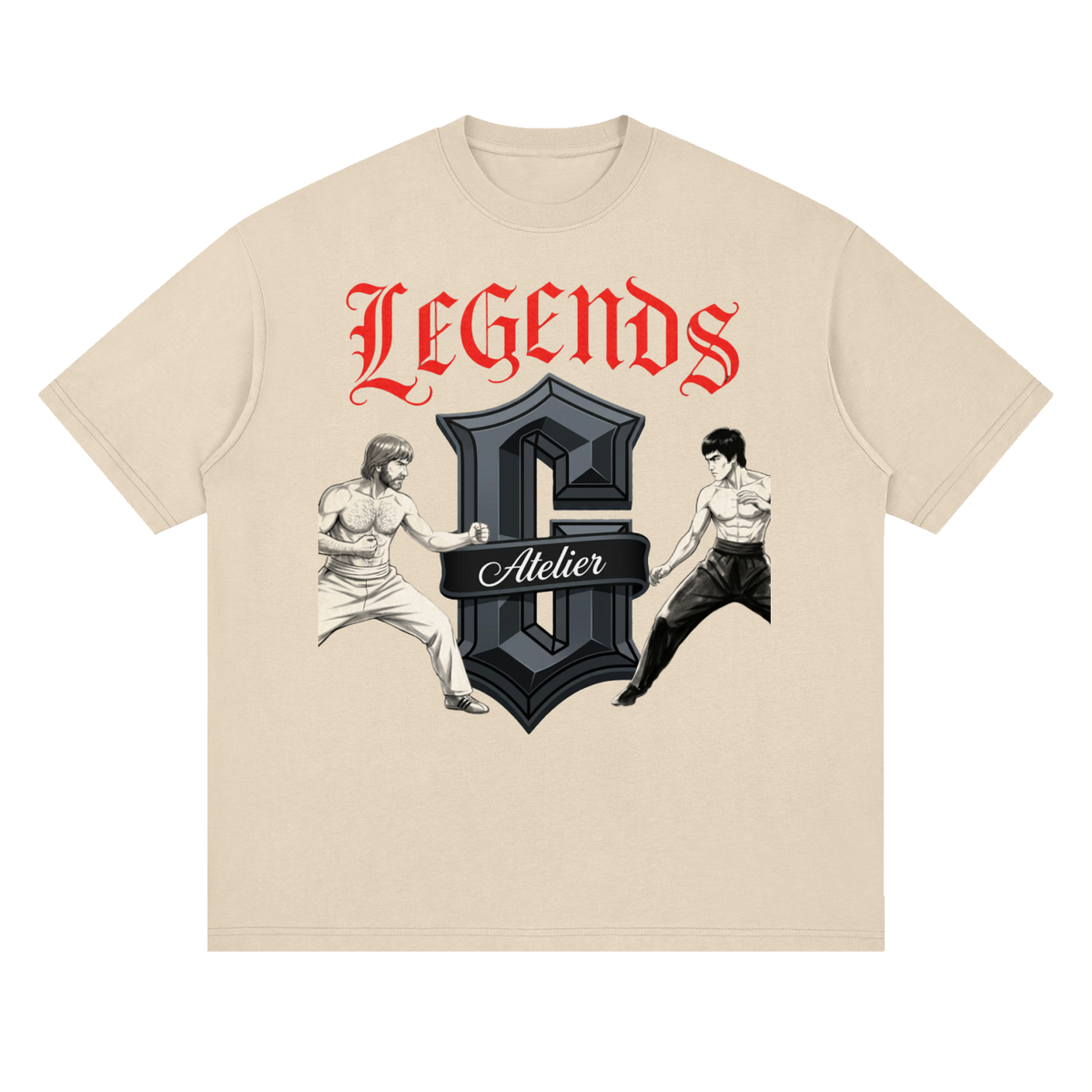 Bruce/Chuck Drop Shoulder Tee