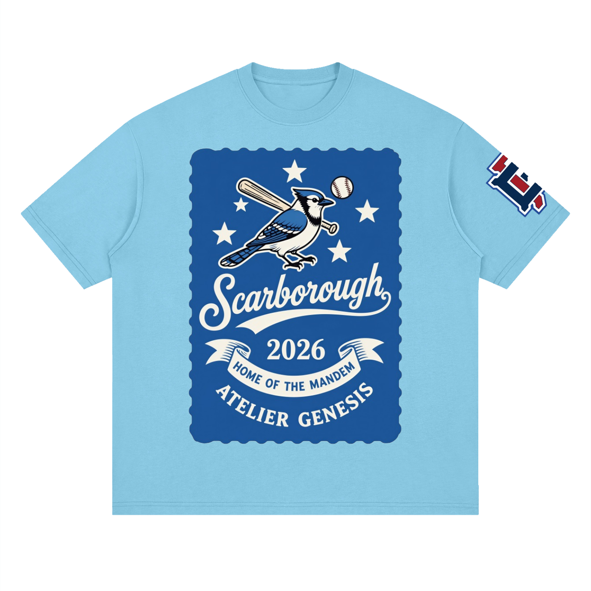AG416 Jays Drop Shoulder Tee