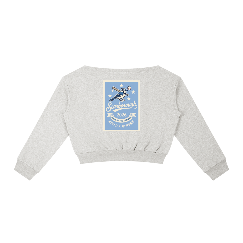 AG416 Jays Off-Shoulder Sweater