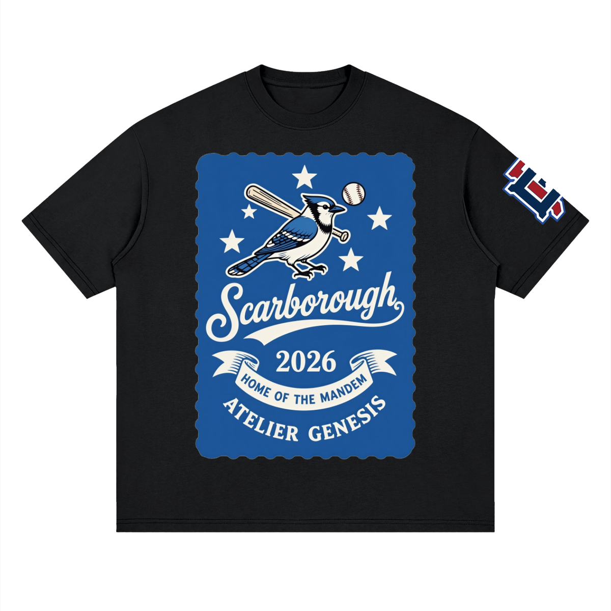 AG416 Jays Drop Shoulder Tee